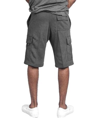 Ronony Men's Summer Cargo Shorts - Slim Fit Stretch Jogger - Outdoor Chino Shorts in Gray - Buy Online on SooperMarket.com