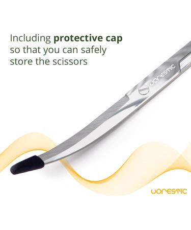 VORESTIC 25cm Curved Aquarium Scissors - Aquascaping Tools for Terrarium Plants - Buy Online on SooperMarket.com