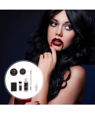 Lurrose 4 PCS Scar Wax Kit special effects makeup kit modeling scar wax halloween makeup blood gel Bloody Gel: Makeup 5.4X2X2CMx4pcs Assorted Colorx4pcs - Buy Online on SooperMarket.com