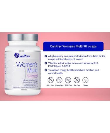 CanPrev Women's Multi | 90 v-caps | Complete Multivitamin for the Needs of Women - Buy Online on SooperMarket.com
