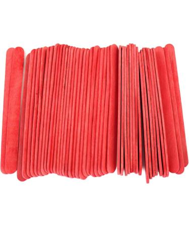 Craft Popsicle Sticks 4.5 Inch Standard - Red 200 Sticks - Natural and Multi Color Packs | CraftySticks - Buy Online on SooperMarket.com
