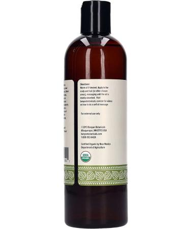 Banyan Botanicals Brahmi Oil 12 oz - USDA Certified Organic - Ayurvedic Skin & Hair Oil with Gotu Kola & Bacopa - Calms Mind - 12 Fl Oz - Buy Online on SooperMarket.com