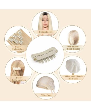 Dreamlover Wig Clips Small - 30 Pieces for Extensions & Blonde Styles | Durable Wig Snap Clips for Perfect Hairstyles - Buy Online on SooperMarket.com