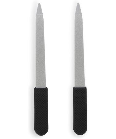 Amazon Basics Sapphire Nail File 2-Pack - Professional Quality Nail Care Set - Buy Online on SooperMarket.com