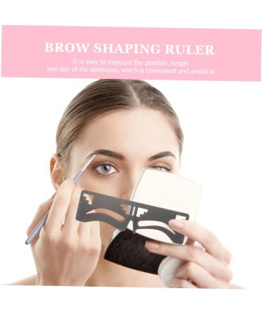 Beavorty 4 Pcs Eyebrow Ruler Makeup Tools Ink Stamp Brow Mapping Eyebrow Shaping Stencil Card Balance - Buy Online on SooperMarket.com