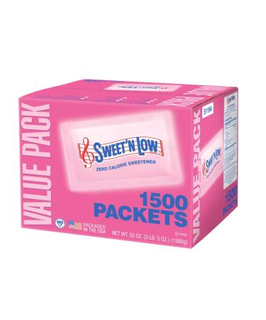 Sweet & Low sugar substitute (Case of 1500)