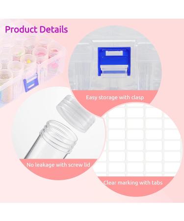 JUSTDOLIFE Embroidery Diamond Storage Box - 30 Small Beads Containers for Diamond Painting, Jewelry, Art & Craft - Buy Online on SooperMarket.com