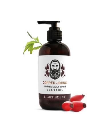 Gentle Daily Wash | Shampoo with Rosehip Aloe Chamomile & Provitamin B5 | Safe for Color-Treated Hair | Vegan | Lightly Scented | 8oz