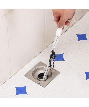 Universal Pipe Dredging Sink Cleaning Brush Spiral Nylon Bristles Free to bend Easy to use Strong and Durable Easy to Clean Reusable - Buy Online on SooperMarket.com