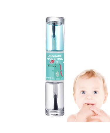 No Bite Nail Polish | Kid's Bitter Tasting 10ml Liquid Polish | Natural Ingredients Nail Care Tool for Adults Teenagers of All Ages Children
