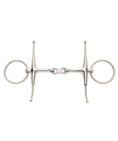 Loose Ring French Link Gag Bit 5.5" Silver