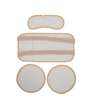 4PC Castor Oil Packaging Set - Adjustable Leak-Proof Washable & Reusable Aids for Better Sleep | International Shipping - Buy Online on SooperMarket.com