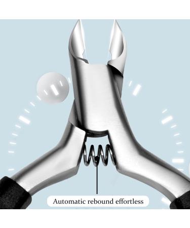 DHWEKU Professional Cuticle Nippers Sharp Cuticle Remover Cuticle Nippers Made of Stainless Steel with Non-Slip Handle for Precise Removal of Excess Cuticles Cuticle Scissors for Nail and Toenail - Buy Online on SooperMarket.com