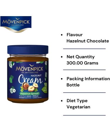 Movenpick Hazelnut Cream Spread 300g - Buy Online on SooperMarket.com