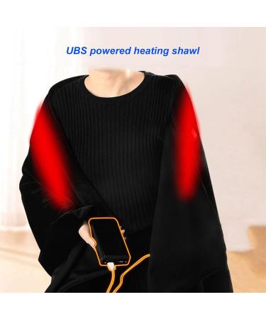 Buy Electric Heating Scarf - Soft Plush with 3 Gears Temperature Adjustment | Perfect Heating Blanket & Mat for Shoulders - International Shipping Available - Buy Online on SooperMarket.com