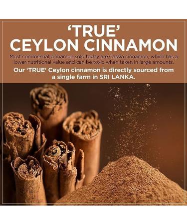 Ceylon Cinnamon Powder 500g - Authentic Dalchini Ground | Ethically Sourced Premium Quality | Natural, Non GMO, Vegan - No Additives or Preservatives - Buy Online on SooperMarket.com