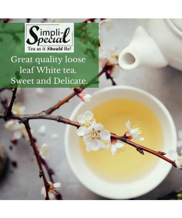 Pai Mu Tan White Loose Leaf Tea by Simpli-Special - 50g Resealable Pouch for Hot or Iced Tea - Buy Online on SooperMarket.com