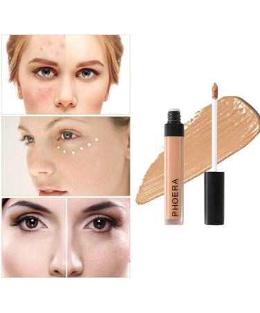 AQUAPURITY PHOERA Liquid Concealer Full Coverage Foundation - Dark Coffee (110) | Cruelty-Free Formula for Under Eye Circles | 28.00g - Buy Online on SooperMarket.com