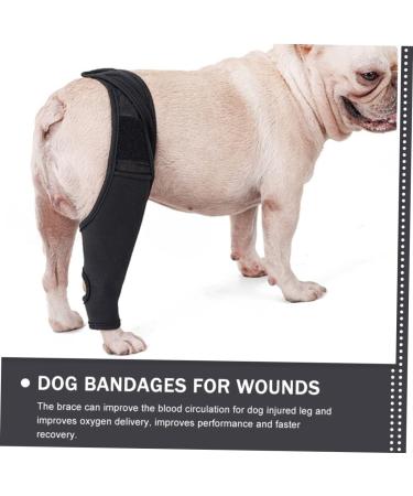 CORHAD Pet Injury Knee Puppy Brace Elbow and Knee Pads Dog Knee Cover Butter Care L As Shown - Buy Online on SooperMarket.com
