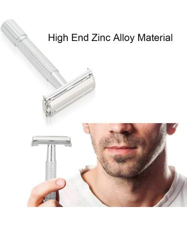 FILFEEL Manual for Men Classic Straight Double Beard Trimmer Safety Mens Beard Gift Dad Friend Workmates - Buy Online on SooperMarket.com