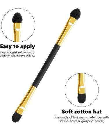 10PCS Double-Ended Eyeshadow Brushes | Long Handle Sponge Applicators for Eye Makeup | Blending, Defining, Smudging, Shading | Reusable Tools - A7STHZS - Buy Online on SooperMarket.com