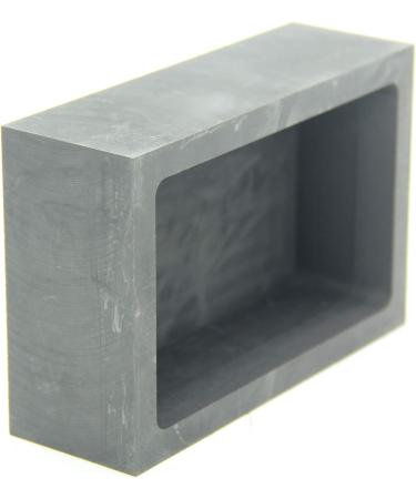Graphite Ingot Mold for Melting Casting Gold, Silver, and Other Metals (150x100x50mm-7500g Gold 3979g Silver) - Buy Online on SooperMarket.com