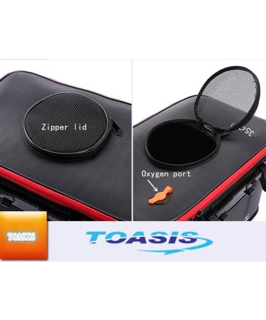 Toasis 15L 4Gal EVA Fishing Bait Bucket - Black - Buy Online on SooperMarket.com