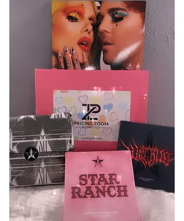 Jeffree Star Cosmetics Mini Eyeshadow Palette Bundle - Star Ranch, Weirdo, Mini Controversy - Buy Online on SooperMarket.com
