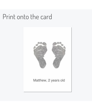 BUSHBABY Inkless Handprint and Footprint Kit - Baby & Pet Paw Print Keepsake - Newborn Essential Baby Gift - Unisex Baby Shower Present - New Mum Must-Have - Silver Wipe Included - Buy Online on SooperMarket.com