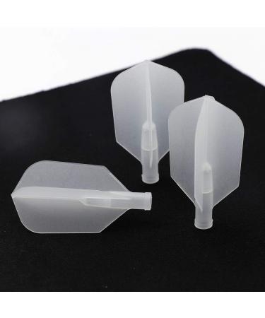 CUESOUL TERO AK4 Black Scorpion Dart Flights Slim - Set of 3 - 7 Colors - Clear - Buy Online on SooperMarket.com
