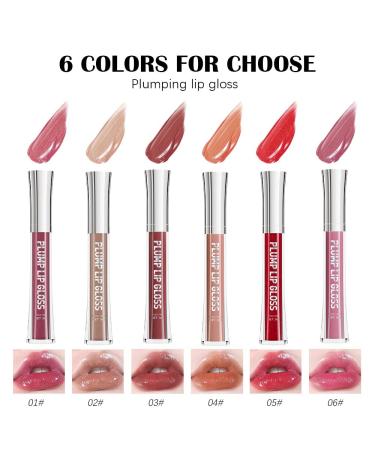WALULAN Lip Plumping Nourishing Lip Color Gloss - Tootsie Lip Solution Cream 02 - Buy Online on SooperMarket.com