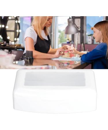 Portable ABS Makeup Tool Cleaning Box with Separate Filter Layer Convenient for Nail and Jewelry Cleaning (White) - Buy Online on SooperMarket.com