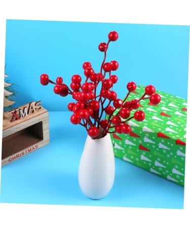 ABOOFAN 48 Pcs Christmas Greenery Garland Christmas Party Favors Artificial Pine Picks Christmas Floral Picks Red Berries Picks Christmas Berry Picks Diy Artificial Pine Tree Branch - Buy Online on SooperMarket.com