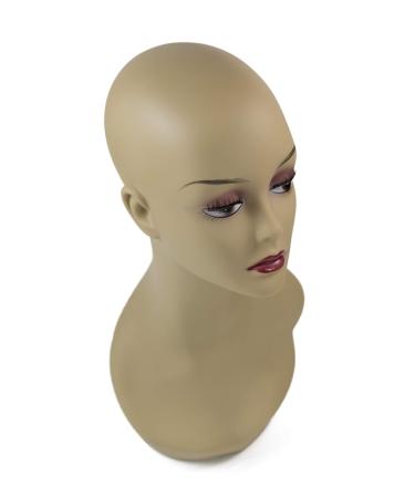 High-Quality Deco Head Wig Stand - Natural Complexion PQ5 for Easy Styling | International Shipping - Buy Online on SooperMarket.com
