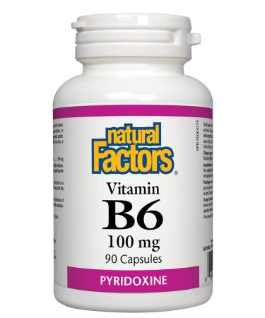 Natural Factors B6 100 mg 90 Caps