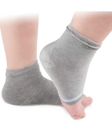 Milist toe gel socks cracked heels socks heel sleeves silicone socks for dry feet nylon socks heel sleeves protectors foot socks socks with open toes moisturize