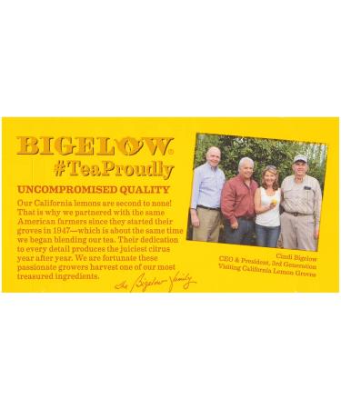 Bigelow I Love Lemon Herbal Tea with Vitamin C | Caffeine Free | 20 Bags | 1.28 oz - Buy Online on SooperMarket.com