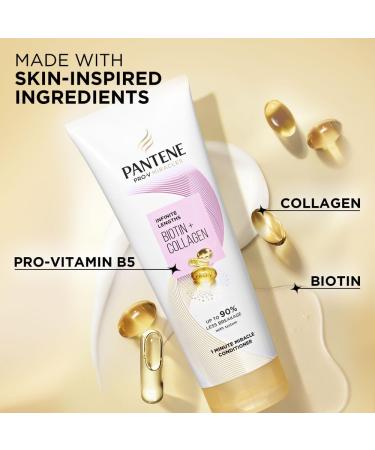 Pantene Pro-V Miracles Infinite Lengths Biotin + Collagen 1 Minute Miracle Conditioner 325mL 325 mL (Pack of 1) - Buy Online on SooperMarket.com