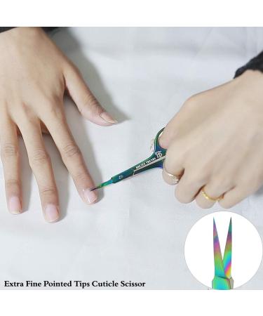 Multi-Purpose Small Manicure Scissors - Cuticle, Eyebrow, Eyelash, Mustache Trimming - Buy Online on SooperMarket.com