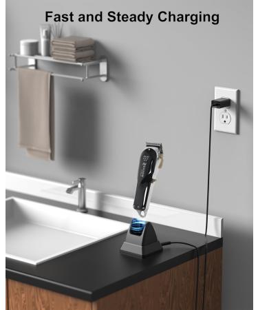 WUKUR Charging Stand for Wahl Cordless Clippers | Compatible with 5-Star Sterling & 3801 Models | International Shipping Available - Buy Online on SooperMarket.com