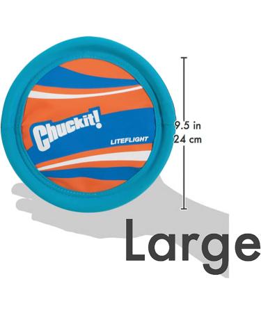 Chuckit! Lite Flight Dog Fetch Toy Large (10 Inch Diameter) - Buy Online on SooperMarket.com