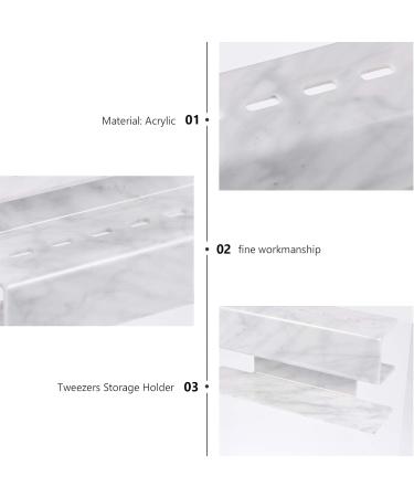 PLAFOPE Eyelash Tweezer Holder Tweezers Storage Stand Tweezers Organizer Tweezers Holder Organizer Acrylic Stand Tweezers Storage Holder Tweezers Displays Stand Makeup Tweezers Holder - Buy Online on SooperMarket.com