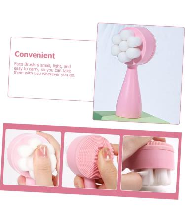 HAPINARY Double Sided Facial Cleansing Brush Home Facial Brush Face Scrubber Face Scrub Brush Women Facial Brush Manual Facial Brush Face Exfoliation Brush Face Cleansing Tool Face Wash - Buy Online on SooperMarket.com