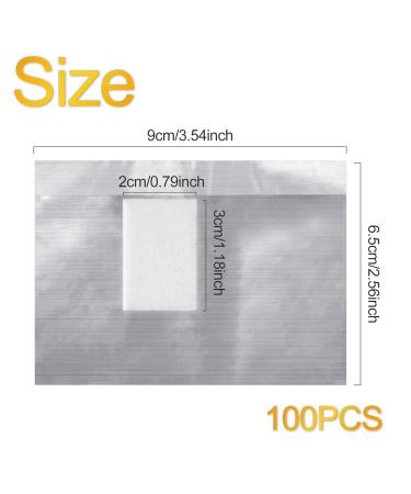 Sularpek 100 Pcs Foil Nail Wraps for Acrylic/UV/Gel Polish Removal - Lint Free Pads Included - Buy Online on SooperMarket.com
