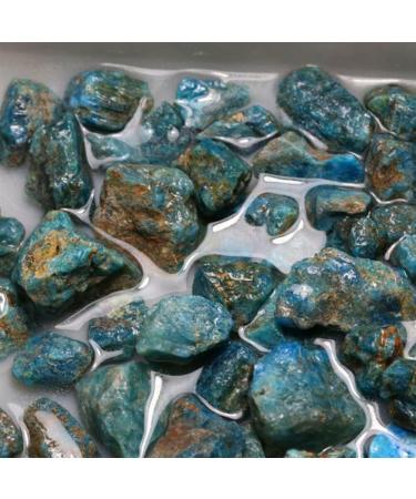 90-100g Natural Raw Blue Apatite Crystal Stone Gravel RoughMineral Specimen Collection NaturalReiki Decoration qiangang - Buy Online on SooperMarket.com