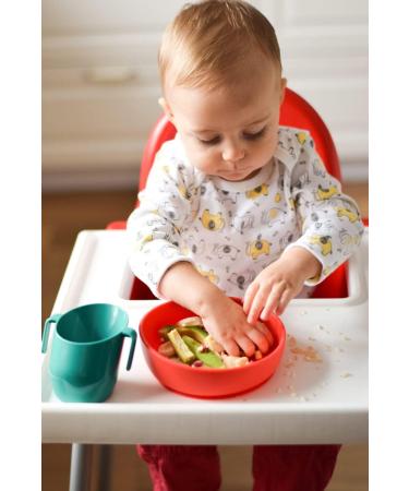 Doidy Baby Suction Bowl for Weaning - Non-Slip Feeding Bowls - 300ml PP Material (Red) - Buy Online on SooperMarket.com