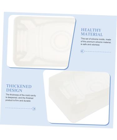 IMIKEYA Soap 4 Pcs Silicone Mold Child White Silica Gel Self Made Chewing Gum Shot Molds 5.2X3X1.5CMx2pcs Whitex2pcs - Buy Online on SooperMarket.com