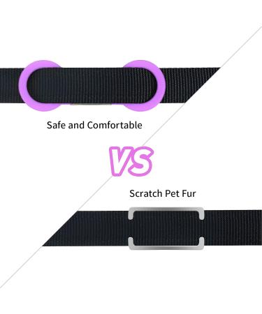 Tagme 2 Pack Personalized Dog Tags for Small & Medium Breeds - Engraved ID Tags in Purple - XL Size - Buy Online on SooperMarket.com