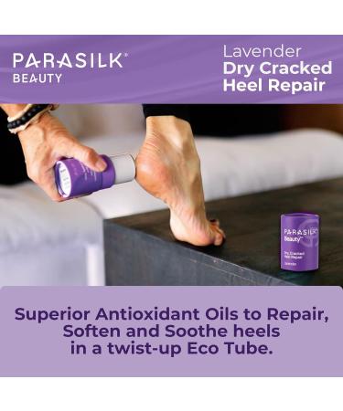 Parasilk Beauty Lavender Heel Repair Stick - Moisturizing Solution for Dry Cracked Feet with Antioxidant Oils & Wax - Buy Online on SooperMarket.com