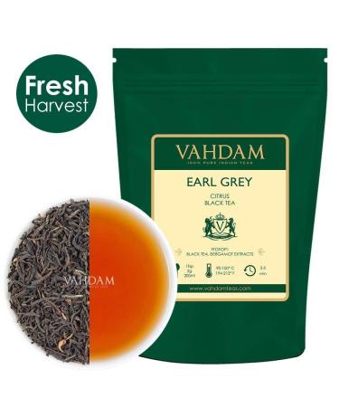Vahdam Teas Black Tea Earl Grey Citrus - 16 oz (454 g) | Premium Flavor & Aroma - Buy Online on SooperMarket.com